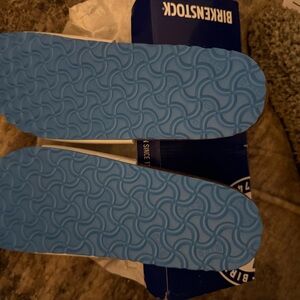 Birkenstock Sandals with Blue Soles